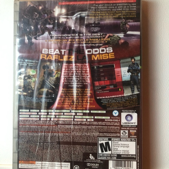 Tom Clancy's Rainbow Six: Vegas 2 (Microsoft Xbox 360, 2008) - Picture 2 of 7
